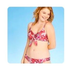 NWT-Xhilaration - Jrs Keyhole Bikini Top - XL